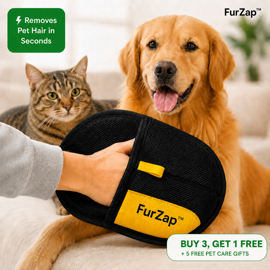 FurZap™ – Electrostatic Pet Hair Remover Glove