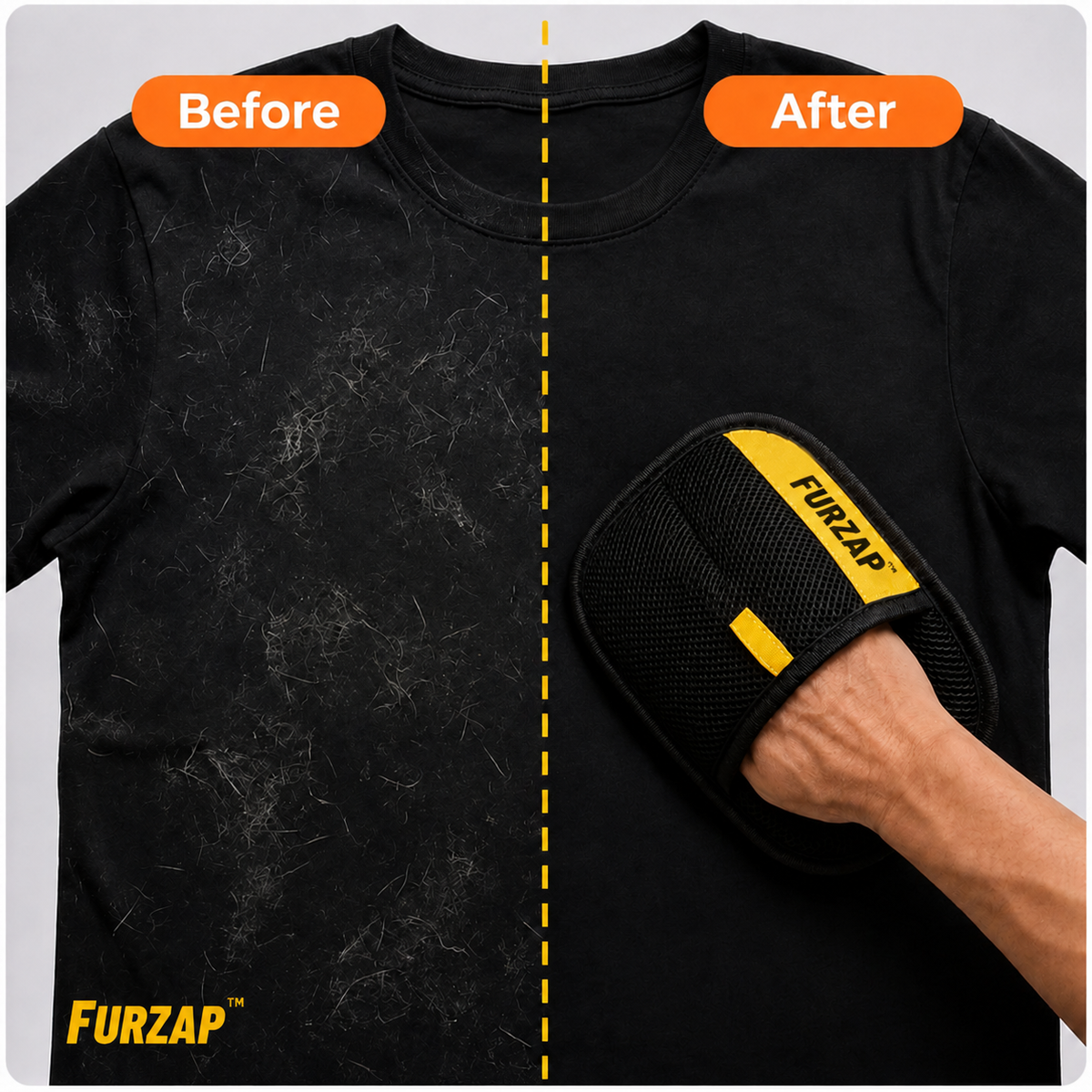 FurZap™ – Electrostatic Pet Hair Remover Glove