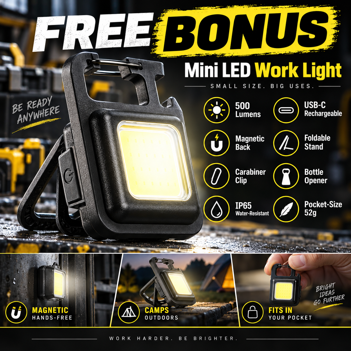 BeamZap™ 230° Rechargeable Motion Headlamp