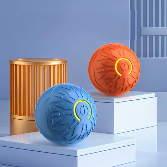 Smart Durable 360 USB Charger Luxury Modern Rechargeable Automatic Polyester Interactive Pet Ball Toy Exercise Training